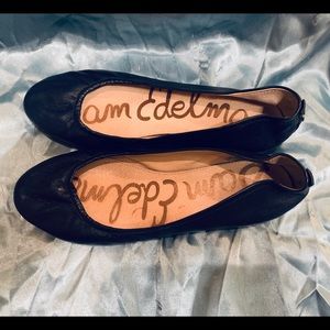 Sam Edelman Real Leather Navy Blue Flats
